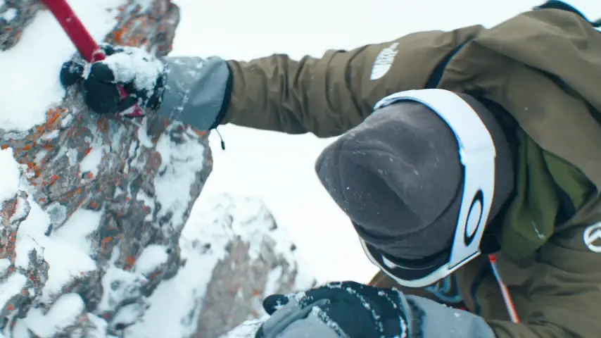 Still from the KPMG commercial with Jimmy Chin